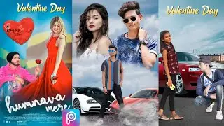 Velentine Day Photo Editing || picsart velentine day photo editing || love photo editing