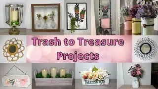 Trash To Treasure Projects/Thrift Flip Crafts/Thrifted Farmhouse DIYS