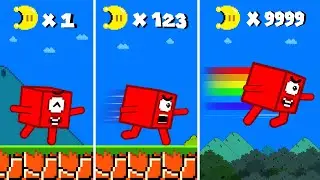 Finish the pattern? Every Moon Makes Number 1 Speed INCREASES in Mario Bros. Maze | Game Animation