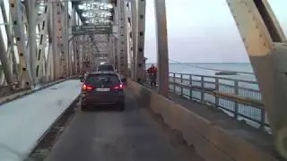 Ремонт моста и дамбы в Черкассах 9.09.2017