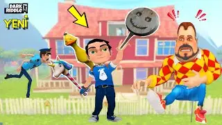 KOMİK YENİ SİLAHLAR İLE TROLLEDİK 😱 Dark Riddle Güncelleme 25