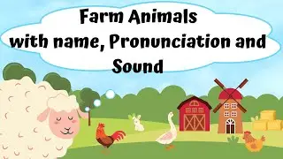 Learn animals names | with sound and pronunciation | Wonder World Education