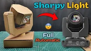 How to make Sharpy Light at home using cardboard | Sharpy Light kaise banaye | Sharpy DJ Light