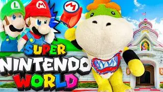 Crazy Mario Bros: Bowser Jr Sneaks To Nintendo World!