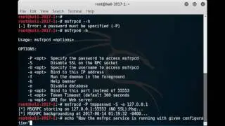 Python: Metasploit automation using msfrpc and pymetasploit - Part1