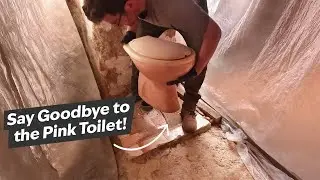 Time to Say Goodbye to the Pink Toilet! - Renovating a House in Portugal