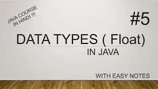 Data type float in java