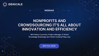 Webinar: Nonprofits and Crowdsourcing It's All About Innovation and Efficiency