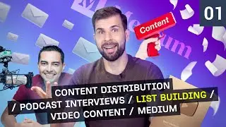 Our content distribution strategy // Why new YouTube channel? / List Building ideology / Medium