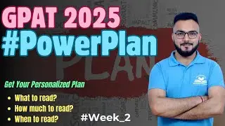 PHARMAMINDS MASTER PLAN GPAT 2025 | WEEK 2 PLANNER | CRACK GPAT 2025 | PHARMAMINDS