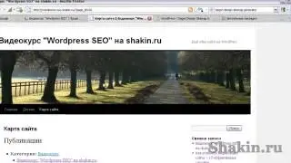 Wordpress SEO. Урок 2 - карта сайта