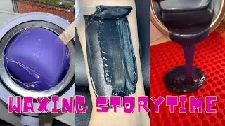 🌈✨ Satisfying Waxing Storytime ✨😲 