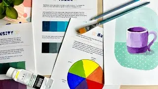 Art Words for Art Nerds - A Beginner Color Theory Exploration of Hue, Value, and Intensity