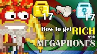 Growtopia - How to Get Rich Off Megaphones (because Ubisoft Bought Growtopia)