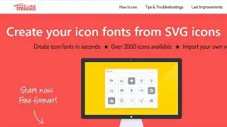 Create Icon Fonts from SVG icons
