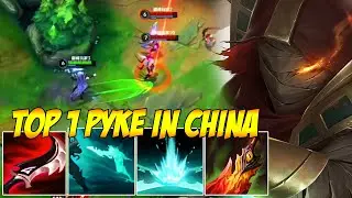 TOP 1 PYKE IN CHINA WILD RIFT - ONE SHOTS EVERYTHING