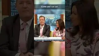 Piers Morgan to Scientology "COME AND SUE US!"