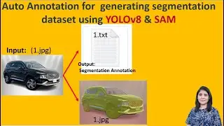 Auto Annotation for  generating segmentation dataset using YOLOv8 & SAM