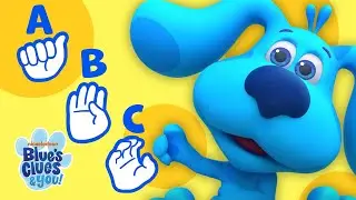 ABC Song in Sign Language 🎵 Learn ASL w/ Blue! | Nursery Rhymes & Kids Songs | Blue’s Clues & You!