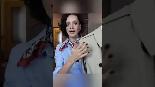 Классический плащ с подкладкой на осень. #мода  #стиль  #тренды2023