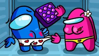 CUP SONG WITH POP IT. (Among Us Animation) Pop It