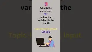 What is '&' ampersand in scanf() | Let us C | Receiving Input 