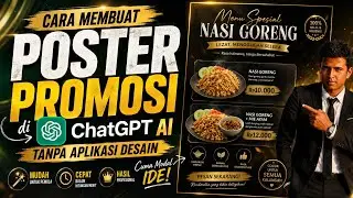 Cara Membuat Poster Promosi di ChatGPT AI Tanpa Aplikasi Desain