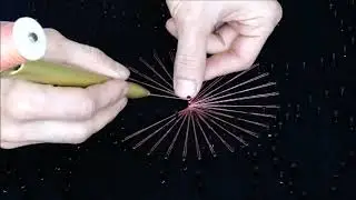 string art pirotecnia por jorge de la tierra