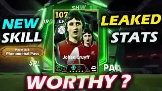 Cruyff Double Booster On Monday🔜: Phenomenal Pass +Leaked Stats efootball ||efootball 2025