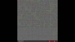 Minesweeper AI solver demo 32x32