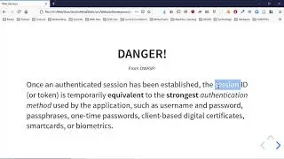 Web Session Management