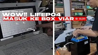 BATERAI LIFEPO4 60V 22Ah MASUK CASING VIAR OLD!!