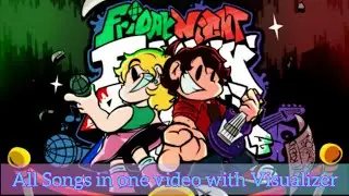 FNF: Artistic Altitude - All Songs in one video with Visualizer | Friday Night Funkin' Mod