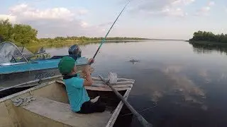 Born fisherman!!! Fishing on a float rod!!!New fishing rod! The first independent fishing!.