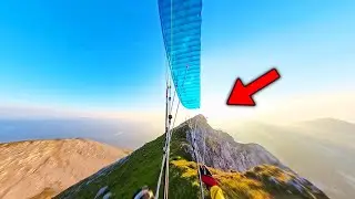 PARAKITE Windy Mountain Paragliding Take Off