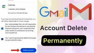 How to permanently Delete Gmail Account | Remove Google Account 