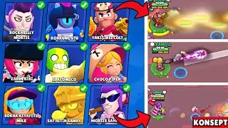 DEĞİŞMESİ GEREKEN 15 KOSTÜM VE YENİ EFEKTLERİ !! BRAWL STARS