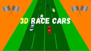 A 3D Race Cars Game in Ursina Engine