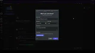how to create a discord event + set roles to create events