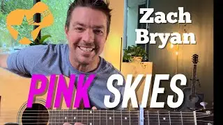 Pink Skies | Zach Bryan | Beginner Guitar Lesson