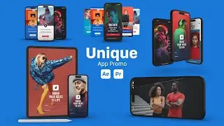 Unique App Promo After Effect  Tutorial