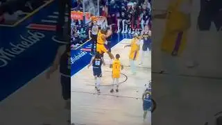 Jamal Murray dunks on Lebron James #shorts