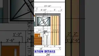 Autocad elevation design #autocad #autocadshorts #architecture #shortsfeed #home