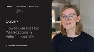 Quiver | How to Perform Ad-Hoc Aggregations