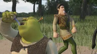 Dr Livesey Walking Meme But It's Shrek 2