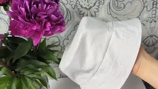 Sewing a double-sided children's panama. I share the construction of the pattern, cutting and sew...