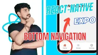 🔴 React Native BottomBar Navigation with expo #reactnative