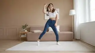 Girl Dancing Clean Plate