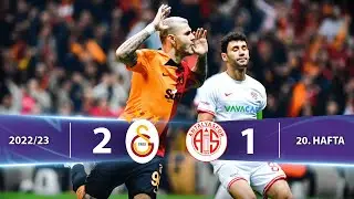 Galatasaray - FTA Antalyaspor (2-1) Highlights/Özet | Spor Toto Süper Lig - 2022/23