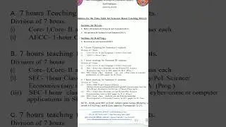NCWEB time-table 2021-22 for 1,3 and 5 semester|| ncweb classes schedule and time table||